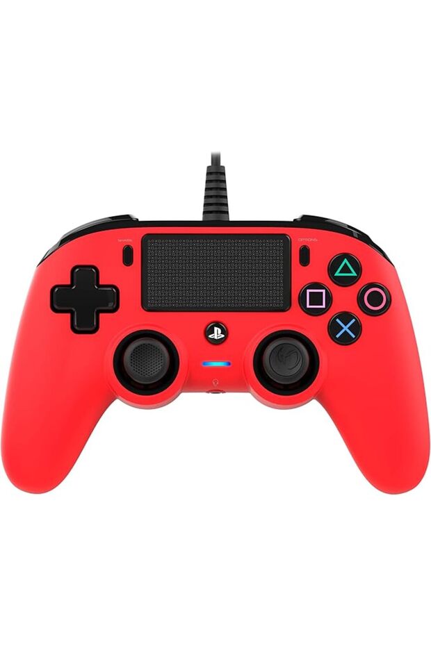 Nacon Wired compact Controller PS4 - Red - 3