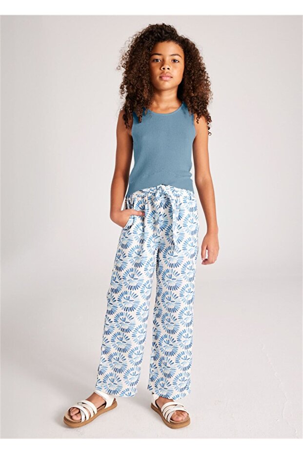 Plava bluza za devojčice, model 6039 - 3