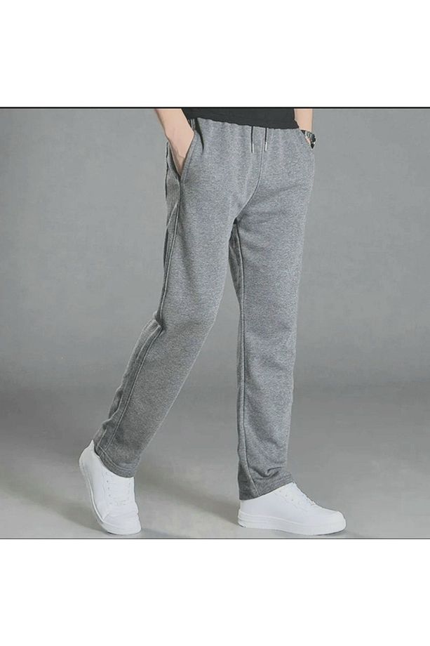 Boru Düz Paça Unisex Regular Eşofman Altı - 3
