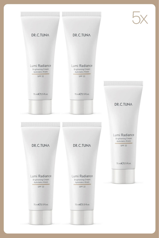 Dr. C. Tuna Lumi Skin Brightening Cream 75ml 5 Pieces