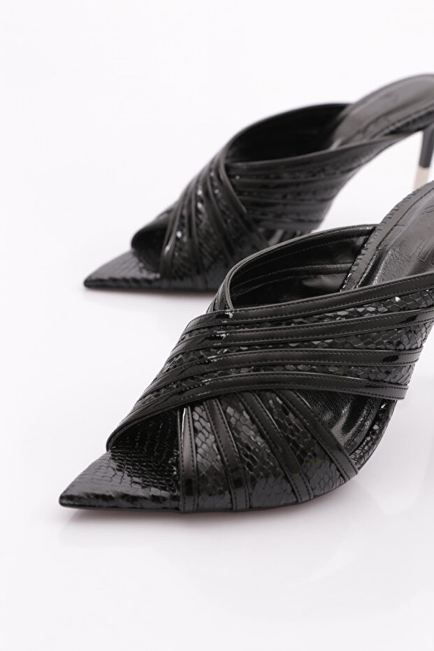 9089 Kadin Topuklu Terlik - 4