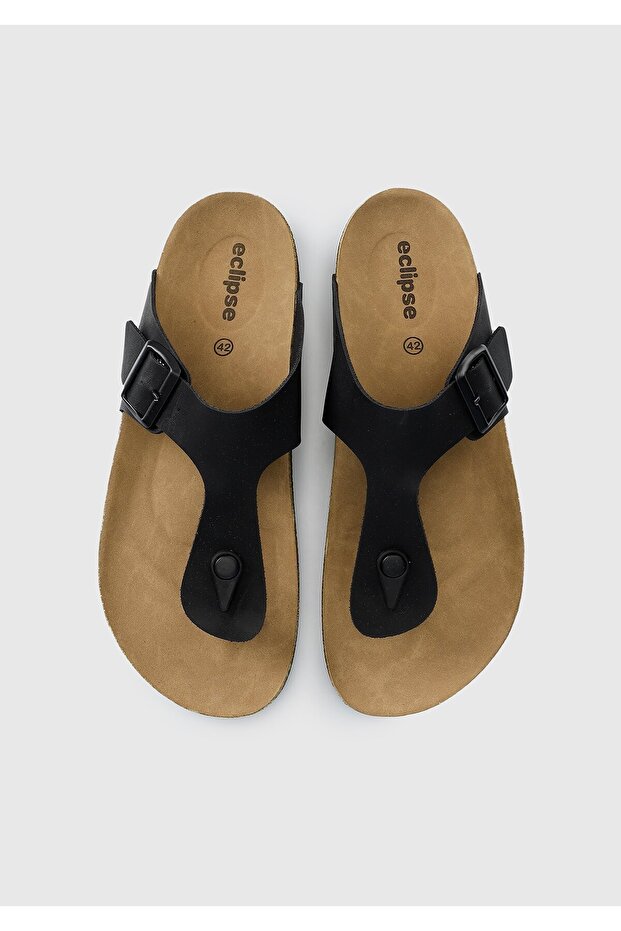 Ανδρικές μαύρες παντόφλες - 4