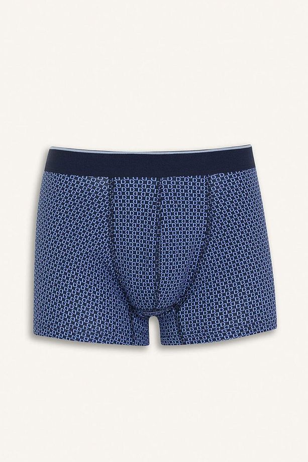 Regular Fit Kareli 3'lü Boxer D9878ax25sp - 5
