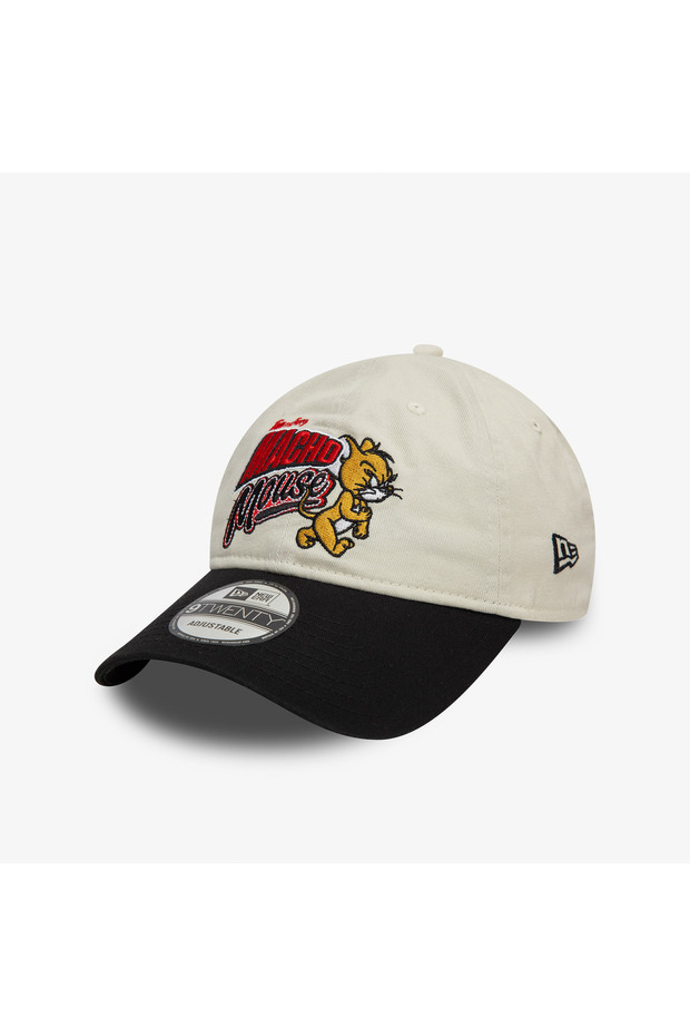 Tom and Jerry Macho Mouse 9Twenty Unisex Krem Şapka - 1