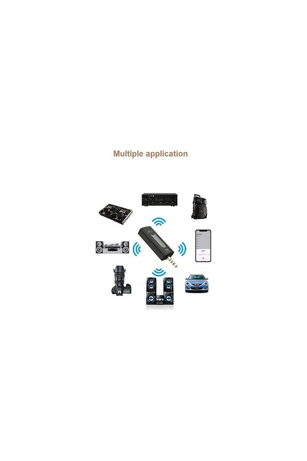 K35-1 Wireless Ergonomik Tak Çalıştır Jak Audio Android Telefon Araç Uyumlu Mikrofon - 2