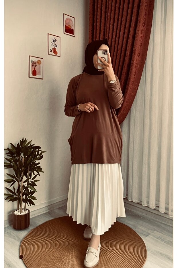 kadın sandy makas tunik - 5