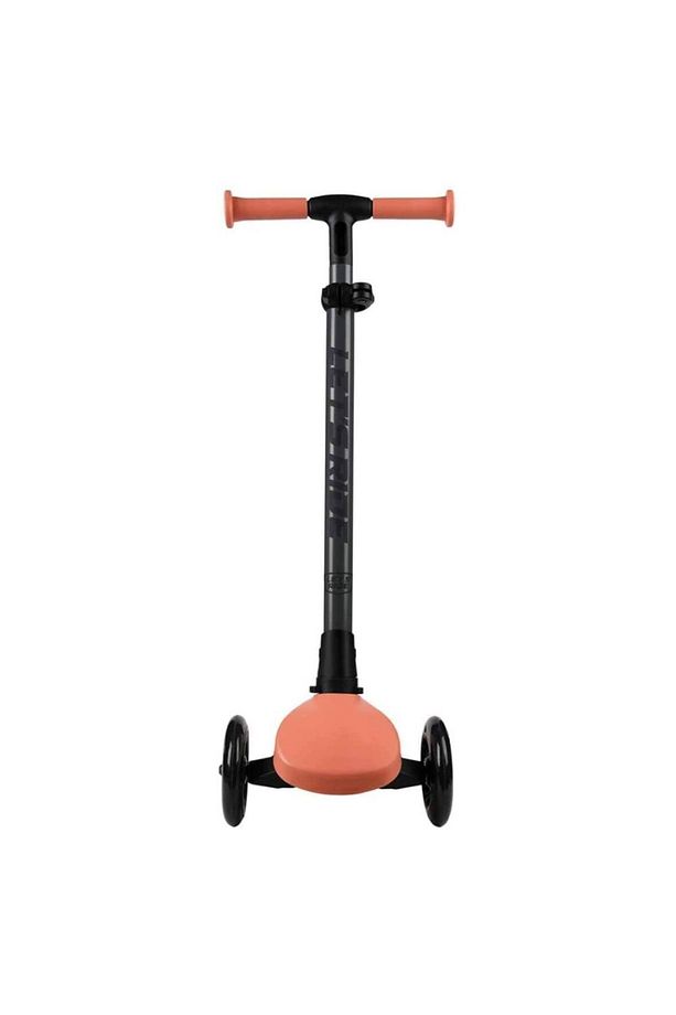 Let's Ride 3 Tekerlekli Katlanabilir Işıklı Scooter Somon - 8