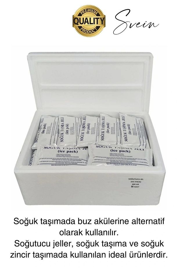 10 Adet 260 gr Soğutucu Jel Poşet Buz Aküsü Yolculuk Seyahat Yiyecek İçin Uygun Uzun Süre Dayanım - 2