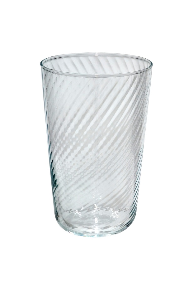 KLIPPLAX Clear Glass, 40 cl IKEA | Elegant Textured Drinking Glass for All Occasions