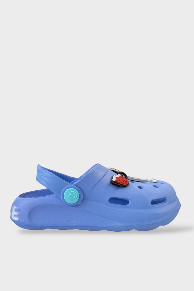 Non-Slip Sole Sea Beach Pool Sandals Children's Slippers Blue with Accessories