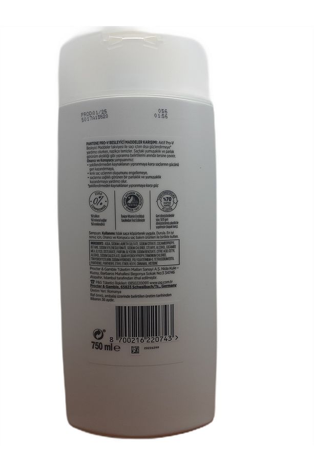 Şampuan Onarıcı ve Koruyucu Şampuan 750 ml X 2 Adet - 3