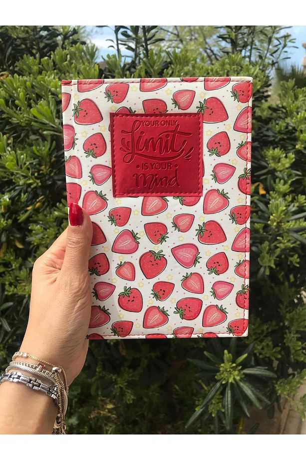 Atakids Lizy Desenli Defter, Kalemlik, Cüzdan ve Makyaj Çantası Seti (Defter: 168 yp, 14*20) - 4