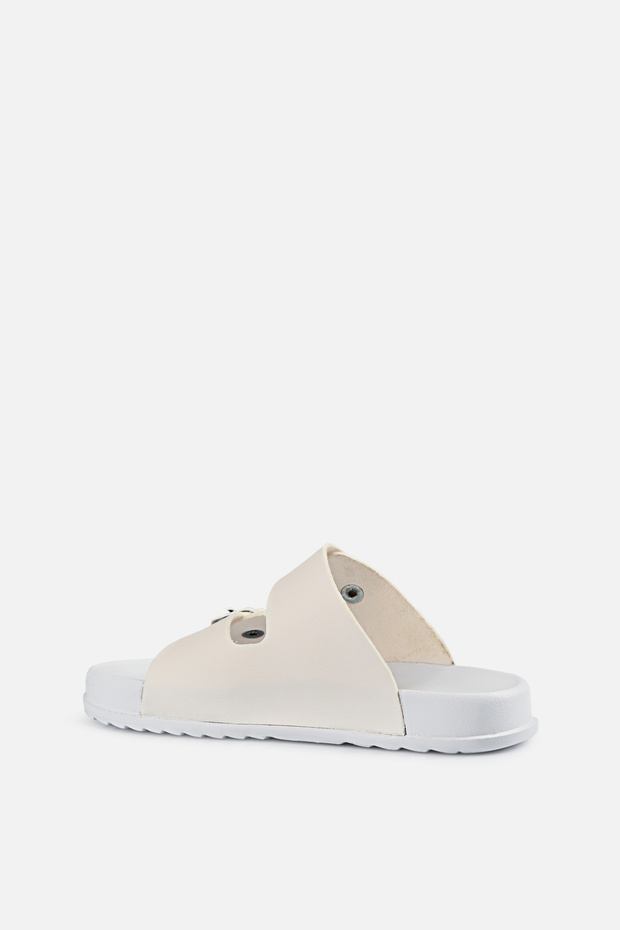 Gibli Basic Kız Bebek Beyaz Terlik - 3