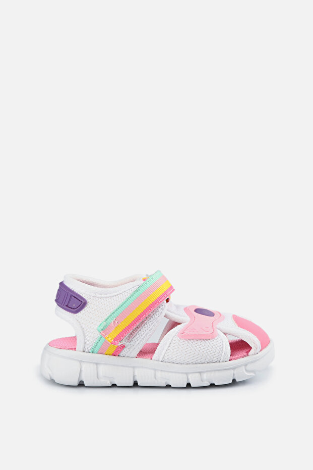 Flow Lightweight Girls Preschool White/Pink Sandals