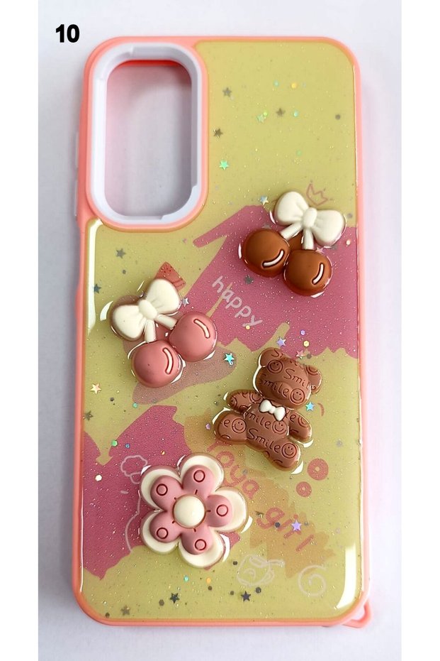 Samsung Galaxy A34 Compatible Embossed Ornate Camera Protection Luxury Case