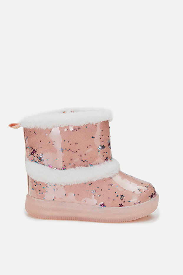 Comet Işıklı Kız Bebek Pudra Bot - 1