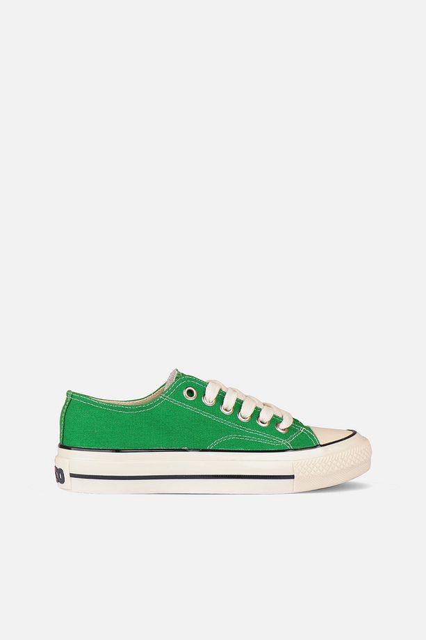 Idol Basic Unisex Genç Yeşil Sneaker - 1