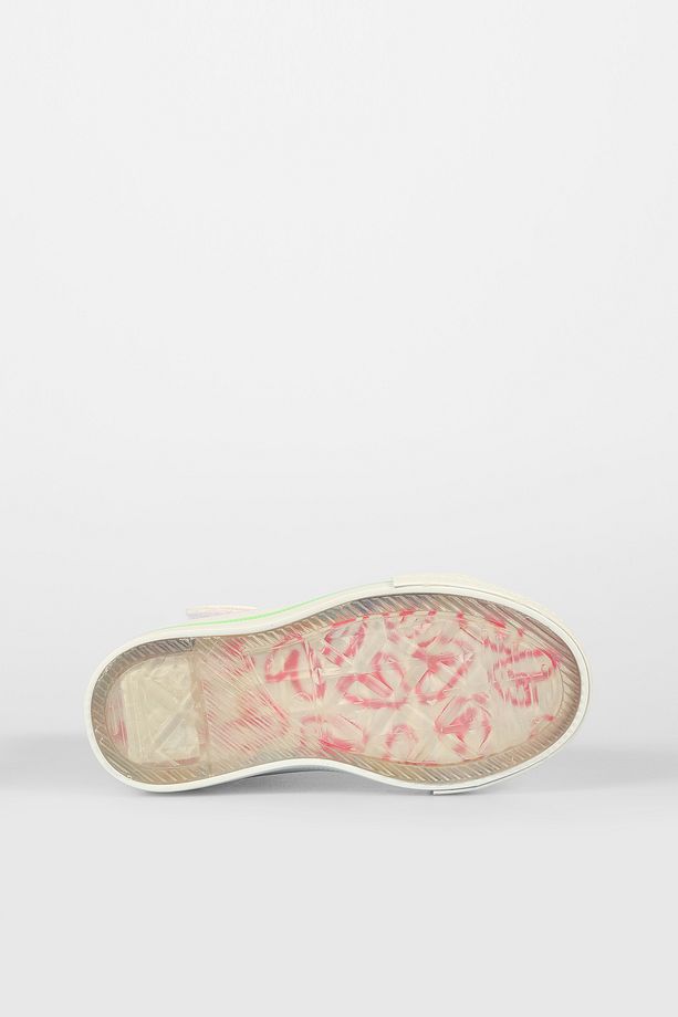 Ada Desenli Kız Okul Öncesi Beyaz/pembe Sneaker - 7