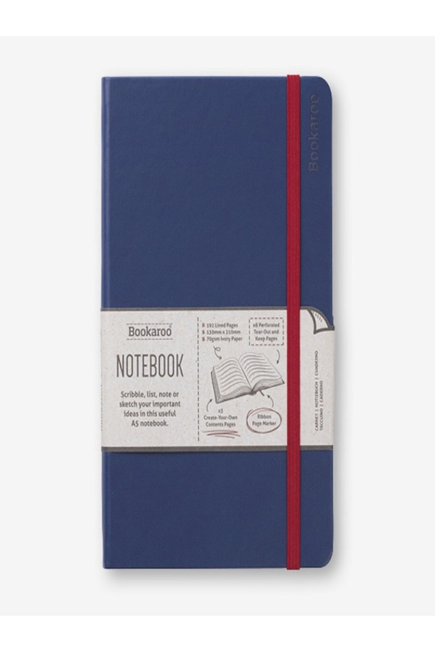 دفتر ملاحظات Bookaroo (A5) مجلة - كحلي