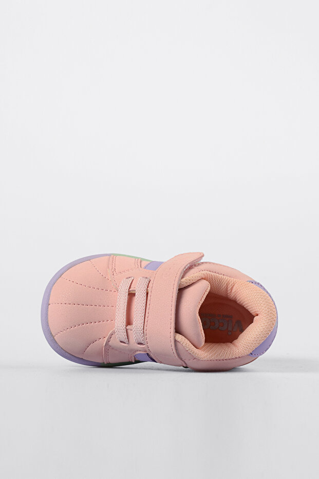 Heika Basic Girls First Step Powder Sneaker - 3