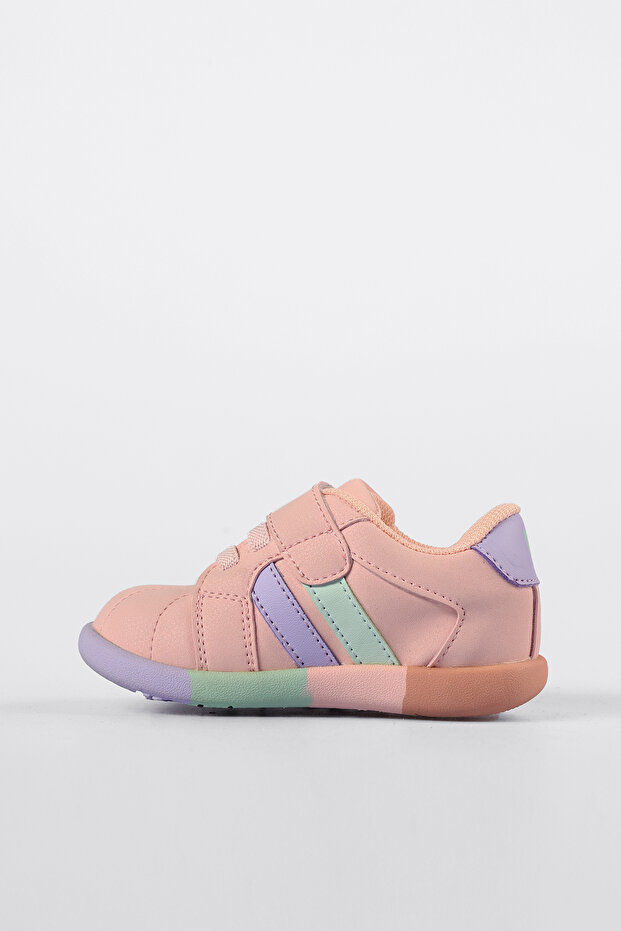 Heika Basic Girls First Step Powder Sneaker - 2
