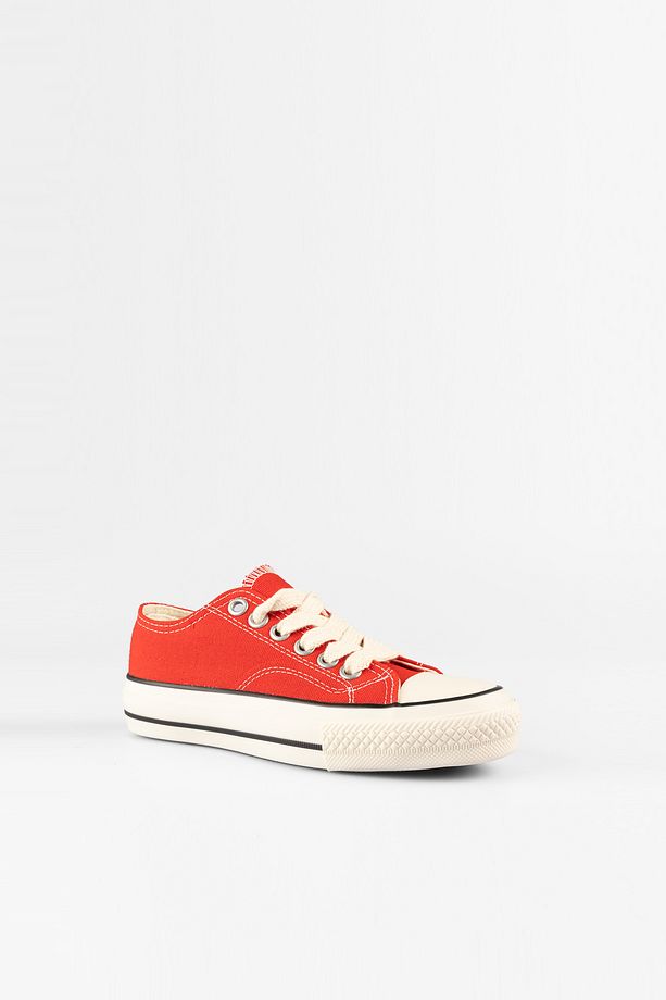 Idol Basic Unisex Genç Kırmızı Sneaker - 3