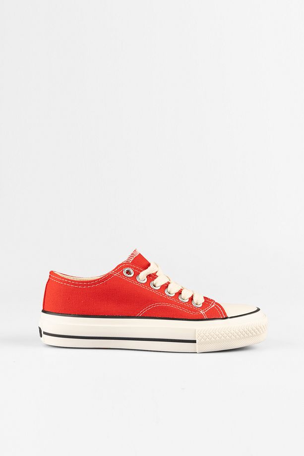 Idol Basic Unisex Genç Kırmızı Sneaker - 1