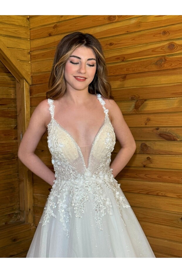 Helen Wedding Dress V-Neck