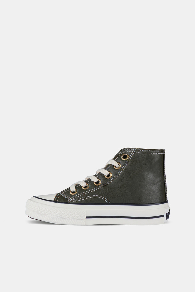 Monno Basic Unisex Çocuk Haki Sneaker - 2