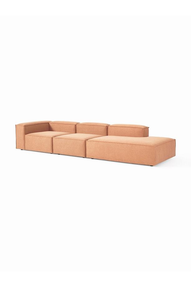 Most Mollis Pro 3 Modül Sağ Kanepe Kiremit Keten Yumuşak Sünger(EVİNİZE TESLİM) - 3