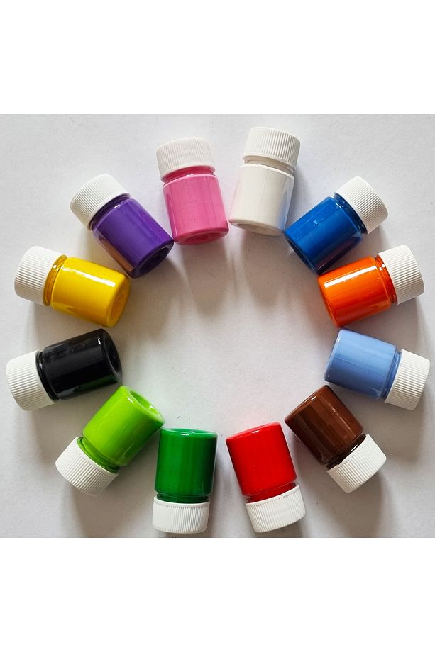 12'li Akrilik Boya Nova Color 17ml Şişe - 8