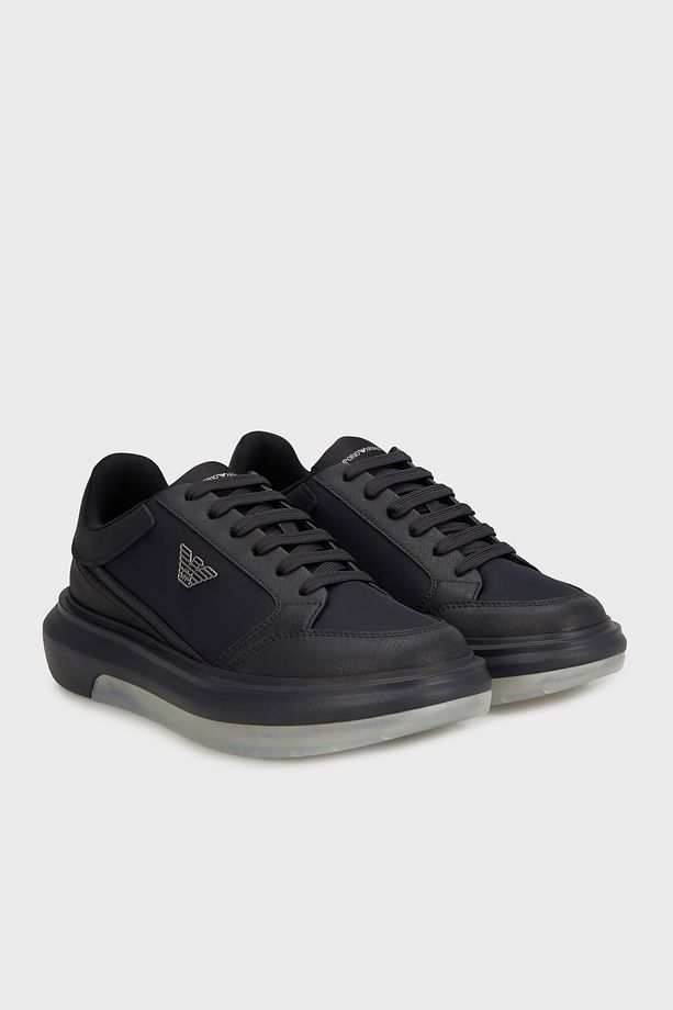 Logolu Kalın Tabanlı Sneaker Ayakkabı Erkek AYAKKABI X4X633 XR325 N151 - 2