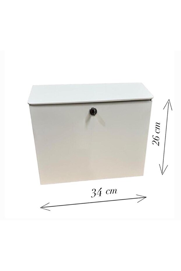 Mailbox with Key White - 5