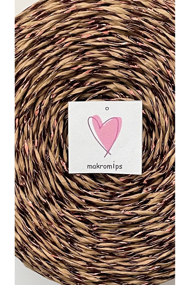 Premium Twisted Metallic Paper String (250 Gr/420M) Polyester Glossy Bag String Knitted Decoration Pack String - 3
