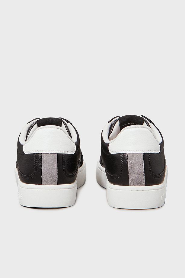 Deri ve Süet Detaylı Sneaker Ayakkabı YM0YM011530GM Erkek AYAKKABI YM0YM01153 0GM - 5