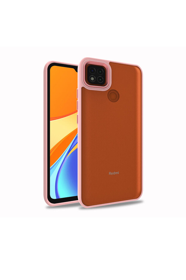 Redmi 9C Case Vrdr Flora Cover - Rose Gold