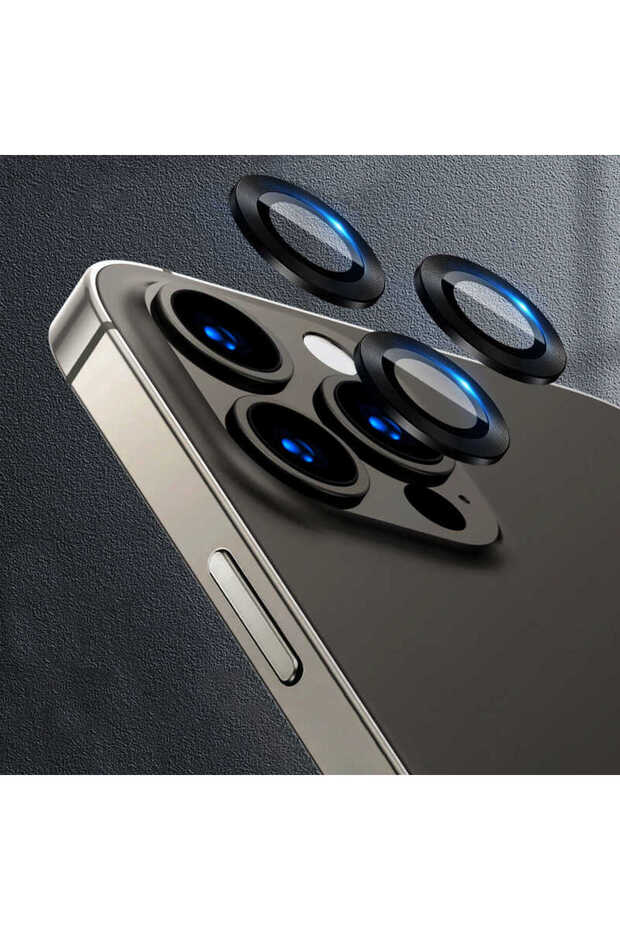 واقي كاميرا متوافق مع هاتف iPhone 12 Pro Max VRDR CL-07 - أسود