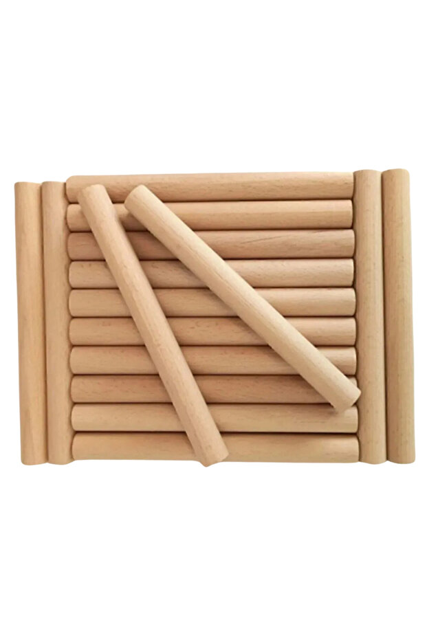 Ahşap Ritim Çubuğu 40 Adet 20 cm - 2