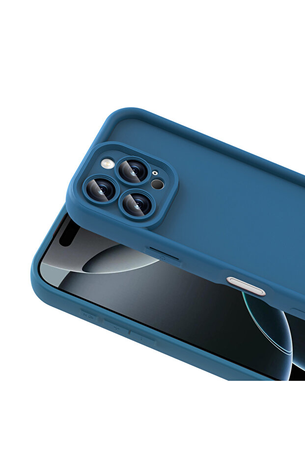 حافظة آيفون 16 برو مع حماية للكاميرا - غطاء أناناس سفلي - أسود - 8