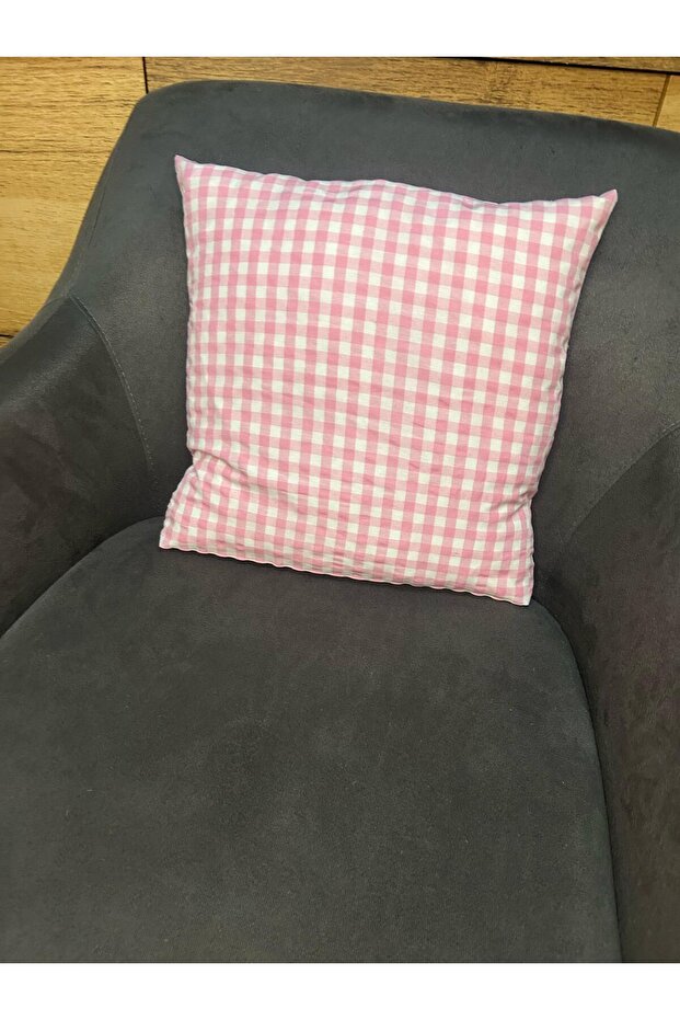 غطاء وسادة من القماش القطني مكون من قطعتين - 4