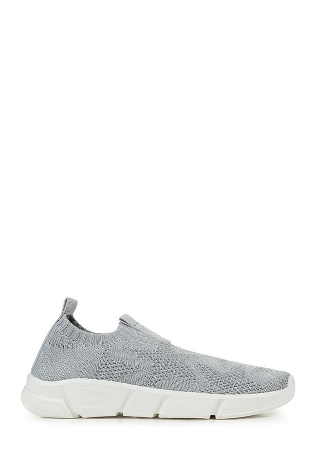 Kız Çocuk Gri J Aril G. E - Shiny Knitt. Text Kumaş Sneaker J25DLE0007QC1007 - 1