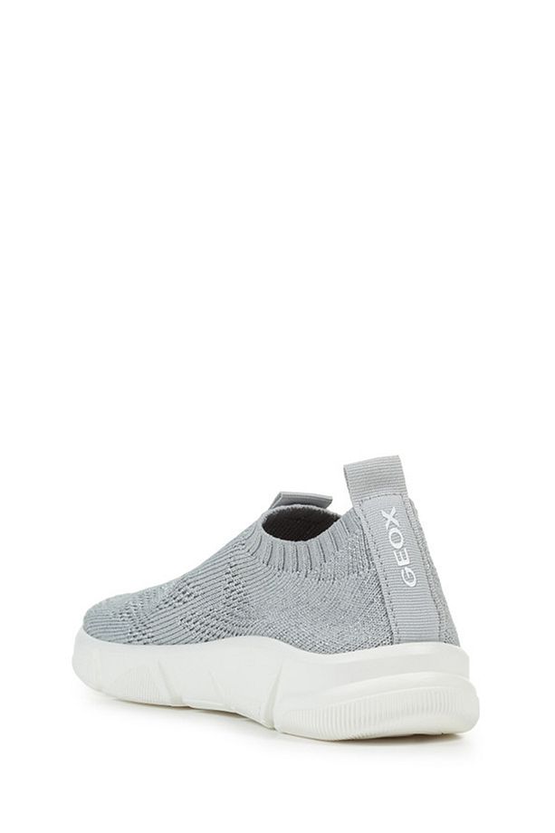 Kız Çocuk Gri J Aril G. E - Shiny Knitt. Text Kumaş Sneaker J25DLE0007QC1007 - 3
