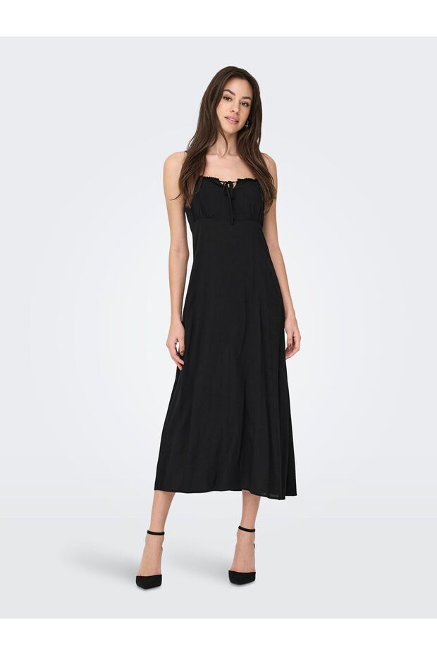 Midi Length Strappy Viscose Dress 15322844
