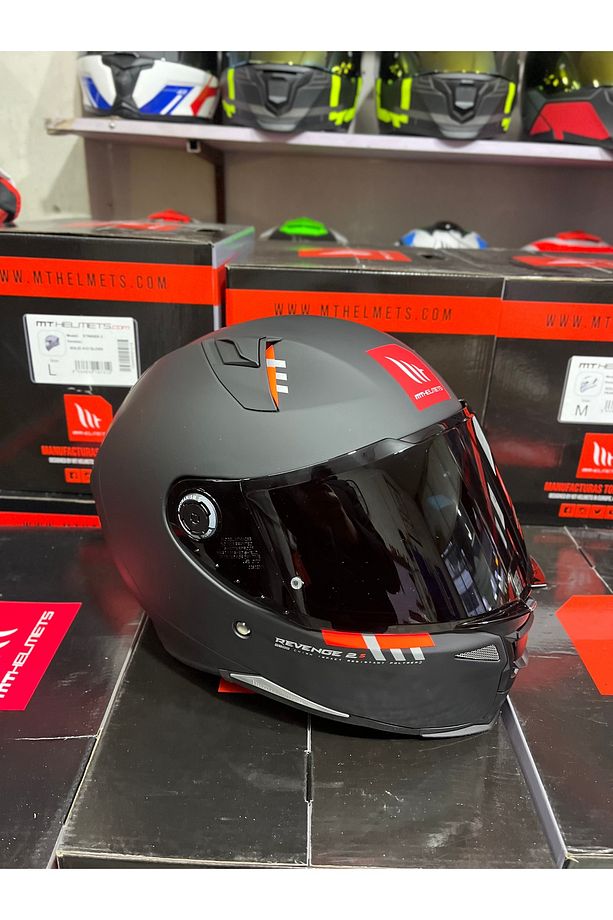 Helmets Revenge 2 S solid a1 kask (şeffaf vizörlü) - 2