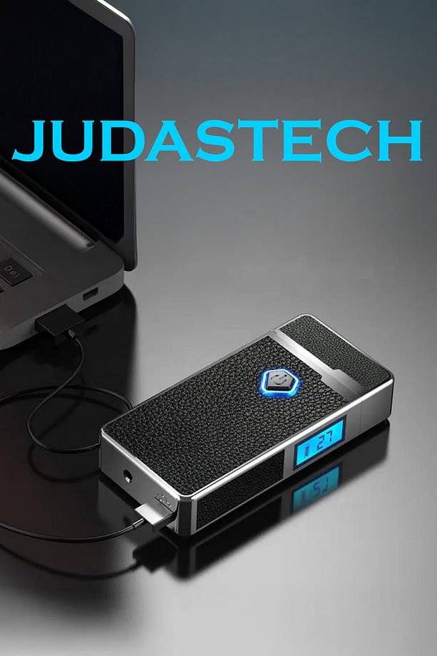 K13 Usb Şarjlı 4 Arc Deri Kaplama Alevsiz Çakmak -New Style - 7