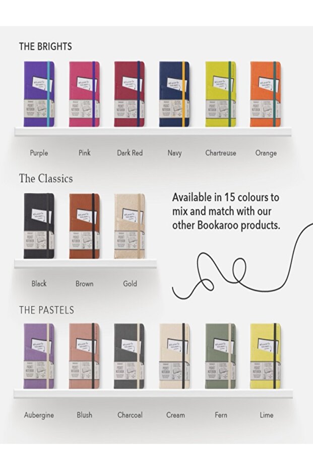 Bookaroo Notebook (A6) Cep Defteri-Navy - 2