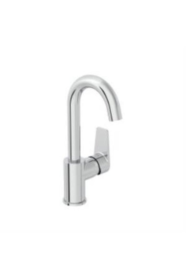 Flow Square A43165 Lavabo Bataryası, Krom