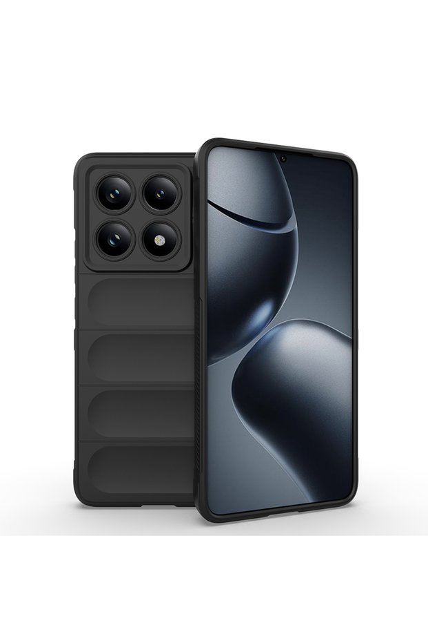 Compatible Ethnic Silicone Cover for Xiaomi 14t Pro Case Flexible Tpu Hollowed Back Surface Design
