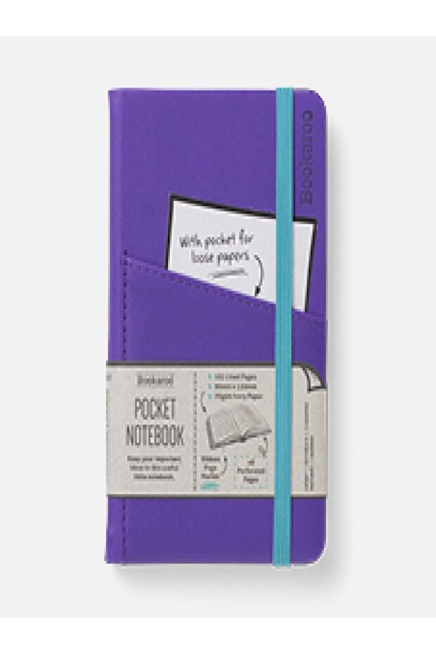 Bookaroo Notebook (A6) Cep Defteri-Violet - 1