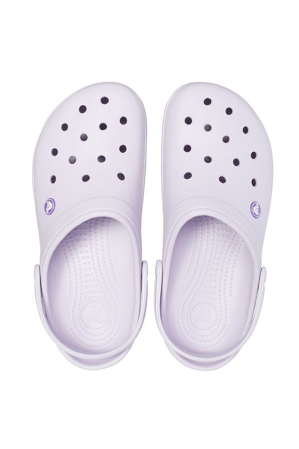 Lila Unisex Crocband Kenarı Mor Çizgili Terlik. - 5